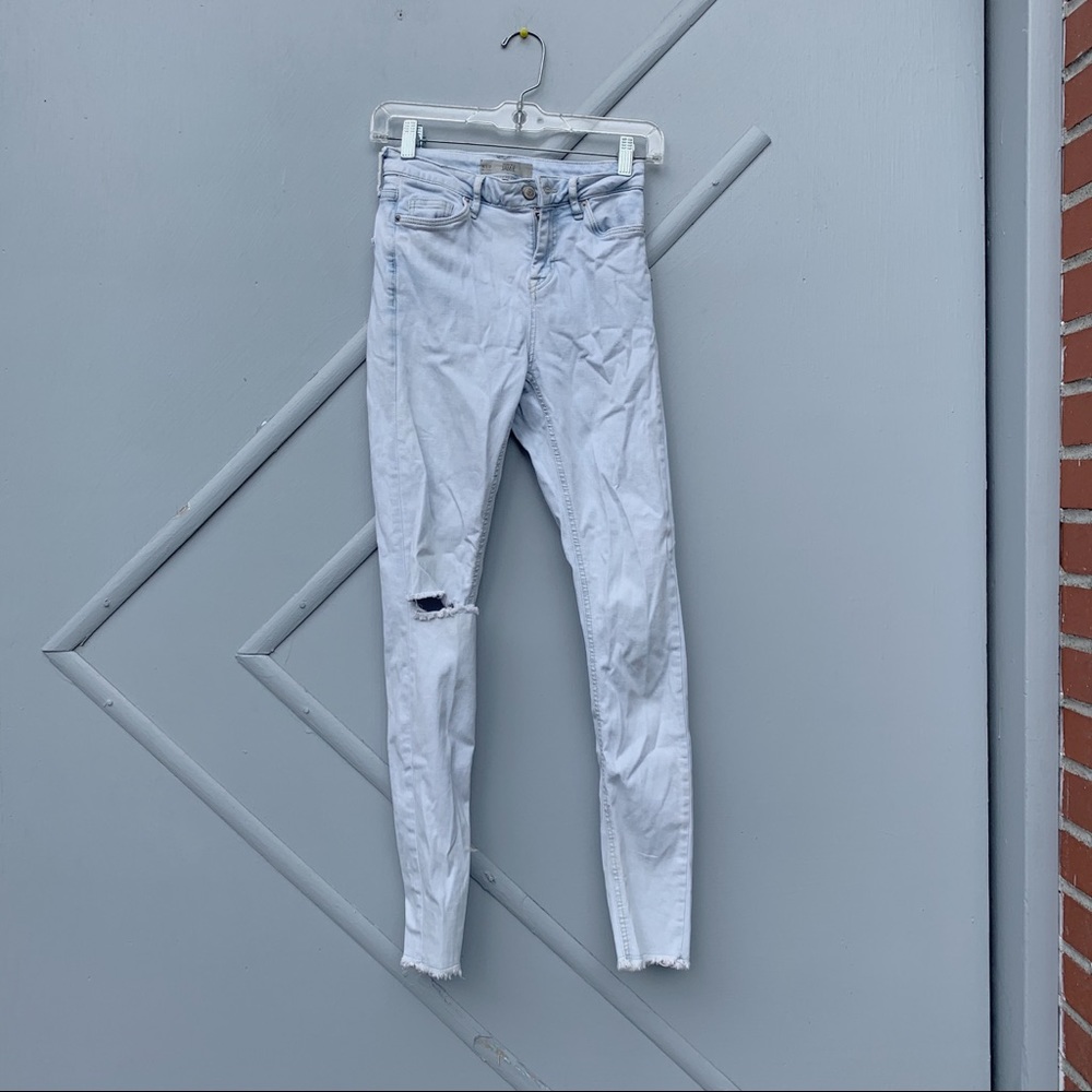 Topshop Moto Jamie Jeans Light Washed | 26 - Picture 3 of 6